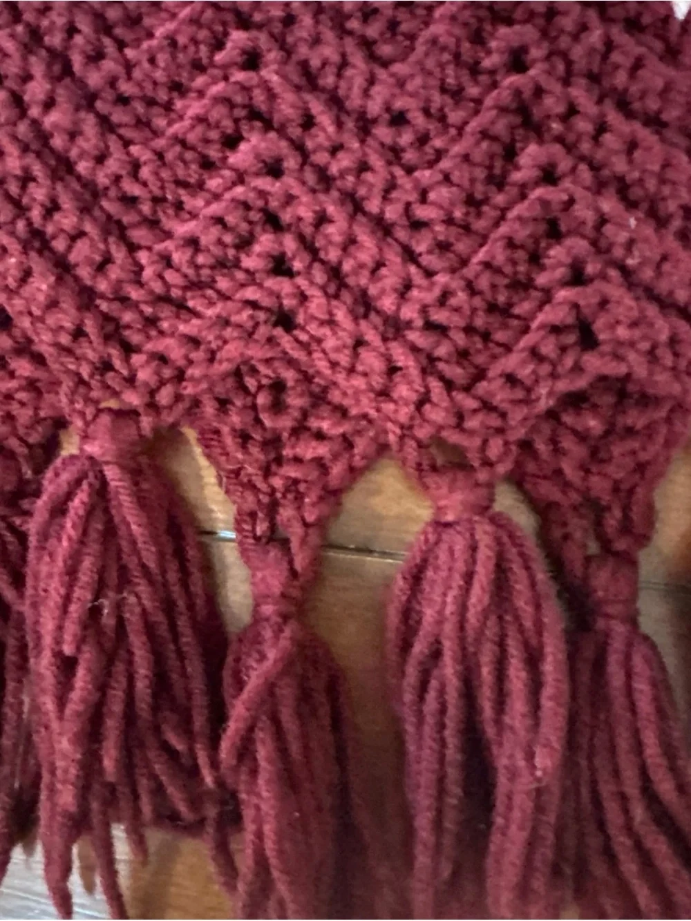 Handmade cozy chevron